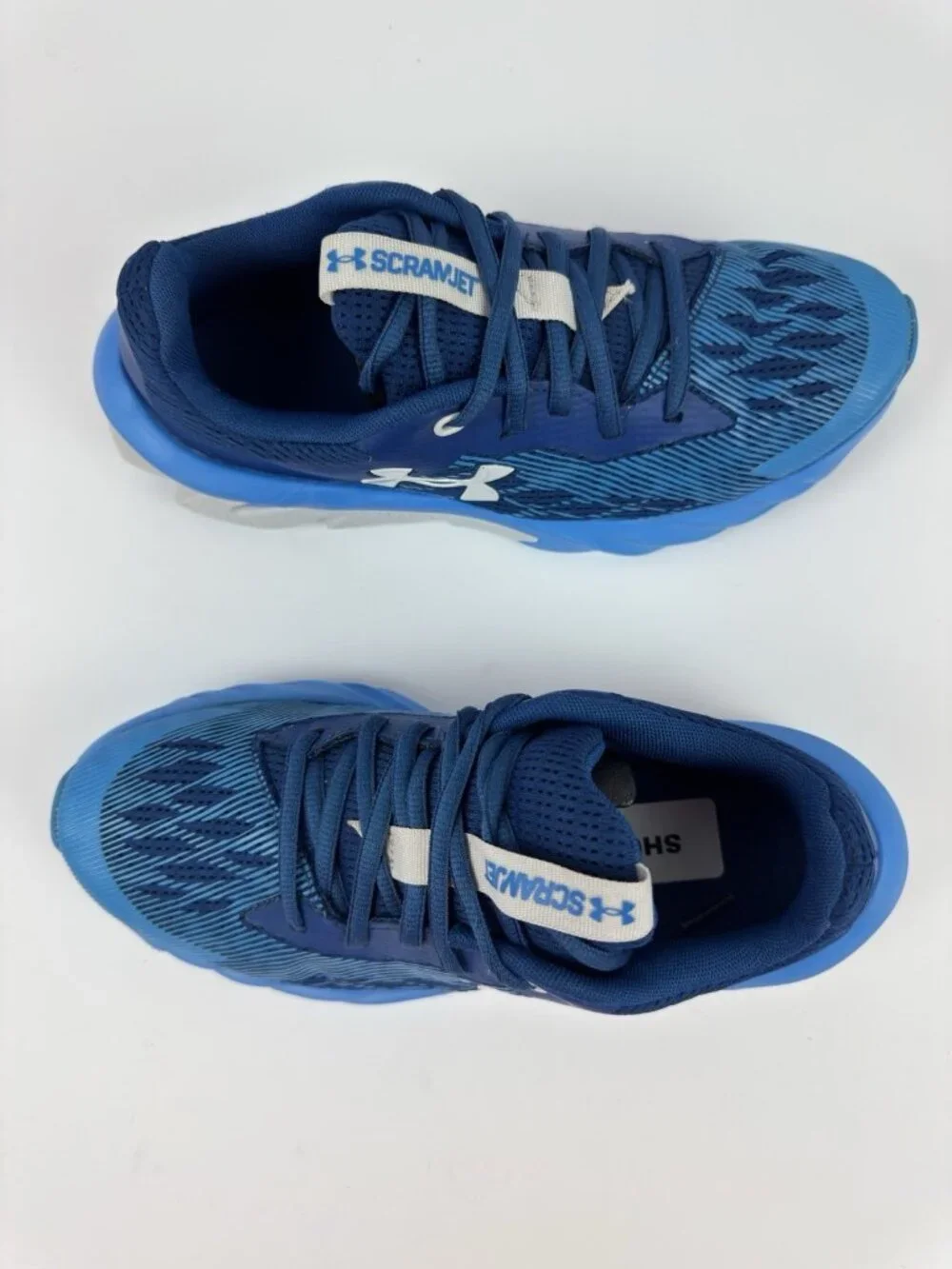 Under Armour Kids UA MACH 9.6 Blue Sneakers Size 5Y